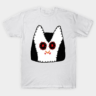 cute vampire owl plush illustration T-Shirt